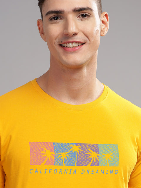 Adro Mens Printed T Shirt | The Super Soft Tshirt in India| Pure Cotton Lycra Breathable Fabric| 4 way stretch smart tech fabric| Round Neck T-Shirt (Also in Plus Size)