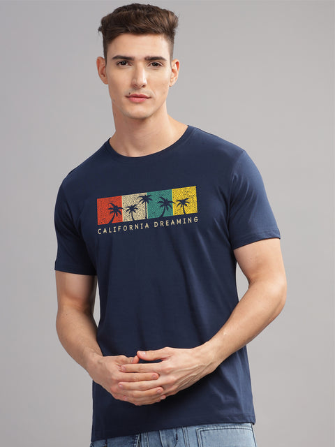 Adro Mens Printed T Shirt | The Super Soft Tshirt in India| Pure Cotton Lycra Breathable Fabric| 4 way stretch smart tech fabric| Round Neck T-Shirt (Also in Plus Size)