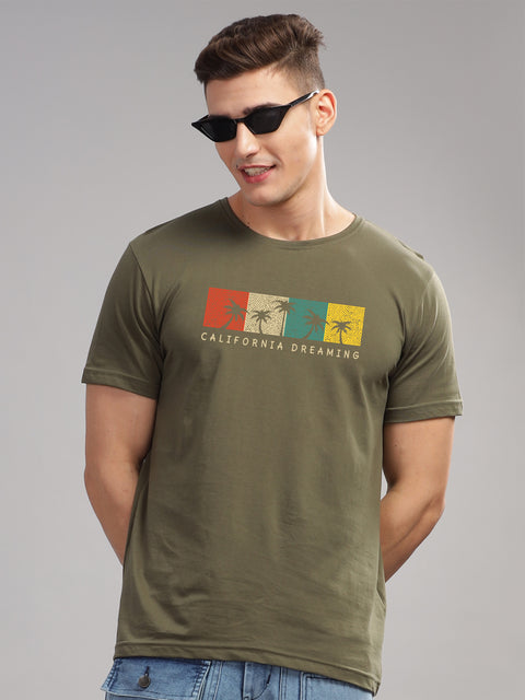 Adro Mens Printed T Shirt | The Super Soft Tshirt in India| Pure Cotton Lycra Breathable Fabric| 4 way stretch smart tech fabric| Round Neck T-Shirt (Also in Plus Size)