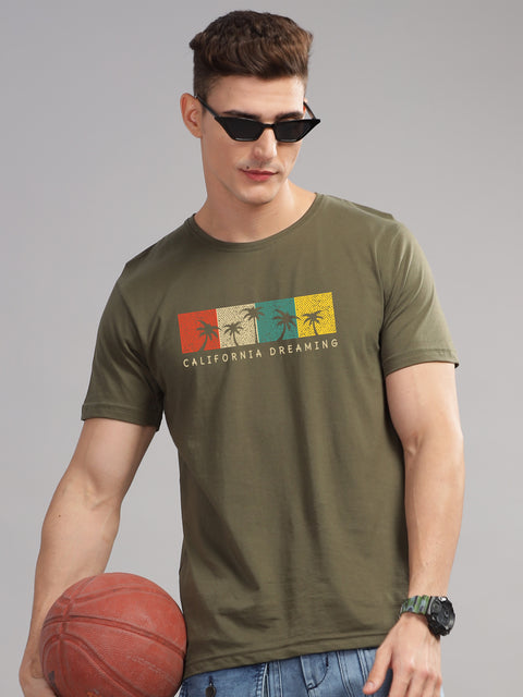 Adro Mens Printed T Shirt | The Super Soft Tshirt in India| Pure Cotton Lycra Breathable Fabric| 4 way stretch smart tech fabric| Round Neck T-Shirt (Also in Plus Size)
