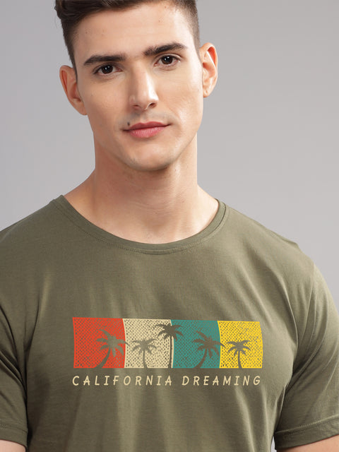 Adro Mens Printed T Shirt | The Super Soft Tshirt in India| Pure Cotton Lycra Breathable Fabric| 4 way stretch smart tech fabric| Round Neck T-Shirt (Also in Plus Size)