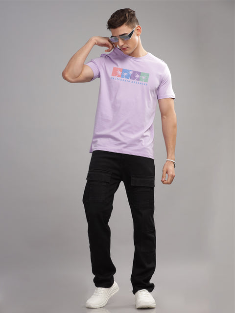 Adro Mens Printed T Shirt | The Super Soft Tshirt in India| Pure Cotton Lycra Breathable Fabric| 4 way stretch smart tech fabric| Round Neck T-Shirt (Also in Plus Size)