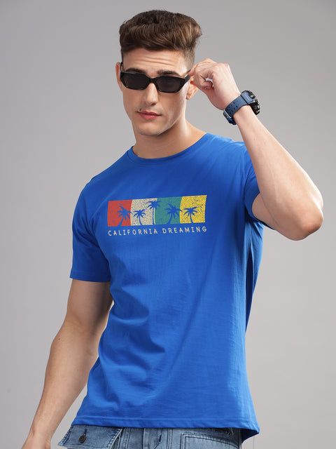 Adro Mens Printed T Shirt | The Super Soft Tshirt in India| Pure Cotton Lycra Breathable Fabric| 4 way stretch smart tech fabric| Round Neck T-Shirt (Also in Plus Size)