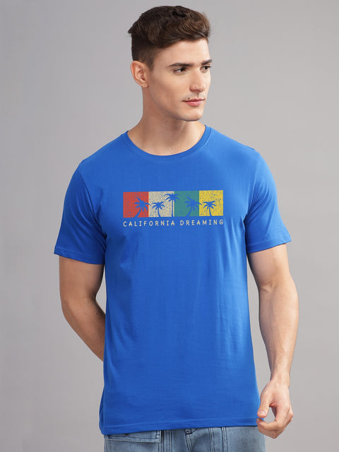 Adro Mens Printed T Shirt | The Super Soft Tshirt in India| Pure Cotton Lycra Breathable Fabric| 4 way stretch smart tech fabric| Round Neck T-Shirt (Also in Plus Size)