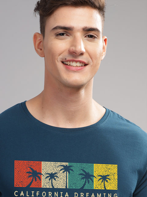 Adro Mens Printed T Shirt | The Super Soft Tshirt in India| Pure Cotton Lycra Breathable Fabric| 4 way stretch smart tech fabric| Round Neck T-Shirt (Also in Plus Size)