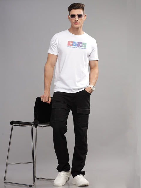 Adro Mens Printed T Shirt | The Super Soft Tshirt in India| Pure Cotton Lycra Breathable Fabric| 4 way stretch smart tech fabric| Round Neck T-Shirt (Also in Plus Size)