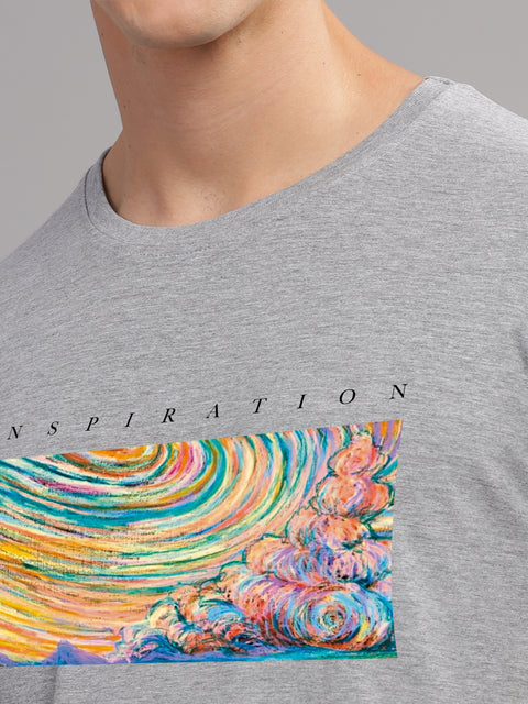 Adro Mens Printed T Shirt | The Super Soft Tshirt in India| Pure Cotton Lycra Breathable Fabric| 4 way stretch smart tech fabric| Round Neck T-Shirt (Also in Plus Size)