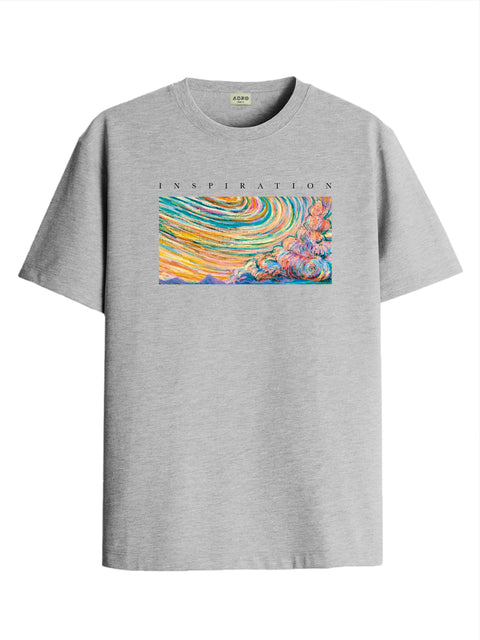 Adro Mens Printed T Shirt | The Super Soft Tshirt in India| Pure Cotton Lycra Breathable Fabric| 4 way stretch smart tech fabric| Round Neck T-Shirt (Also in Plus Size)