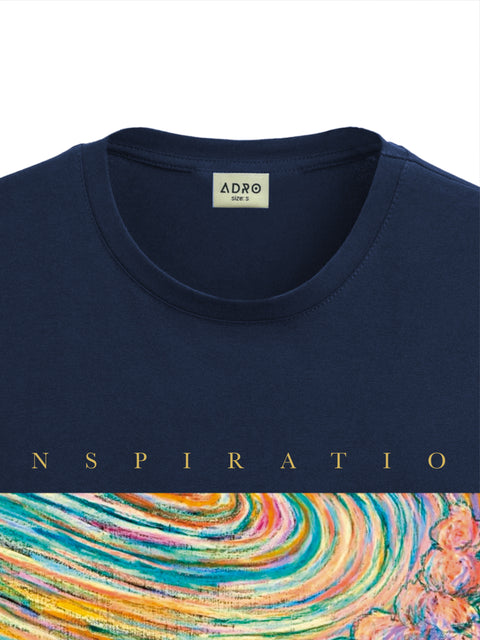Adro Mens Printed T Shirt | The Super Soft Tshirt in India| Pure Cotton Lycra Breathable Fabric| 4 way stretch smart tech fabric| Round Neck T-Shirt (Also in Plus Size)