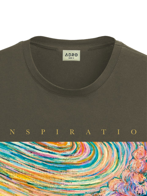 Adro Mens Printed T Shirt | The Super Soft Tshirt in India| Pure Cotton Lycra Breathable Fabric| 4 way stretch smart tech fabric| Round Neck T-Shirt (Also in Plus Size)