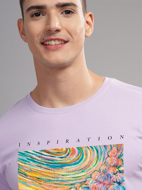 Adro Mens Printed T Shirt | The Super Soft Tshirt in India| Pure Cotton Lycra Breathable Fabric| 4 way stretch smart tech fabric| Round Neck T-Shirt (Also in Plus Size)