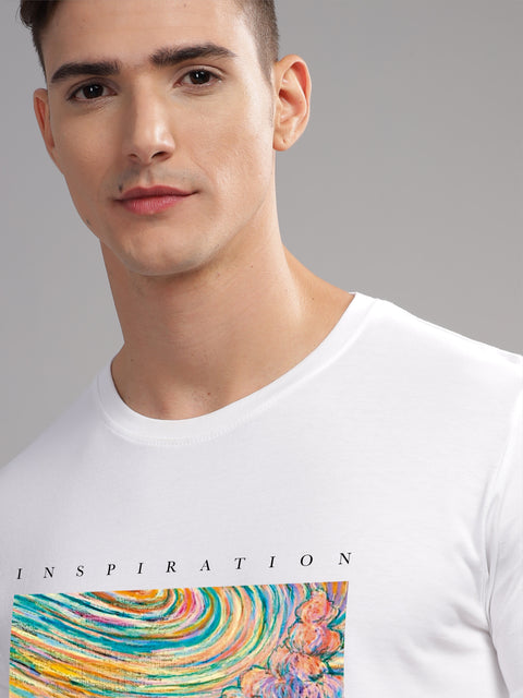 Adro Mens Printed T Shirt | The Super Soft Tshirt in India| Pure Cotton Lycra Breathable Fabric| 4 way stretch smart tech fabric| Round Neck T-Shirt (Also in Plus Size)