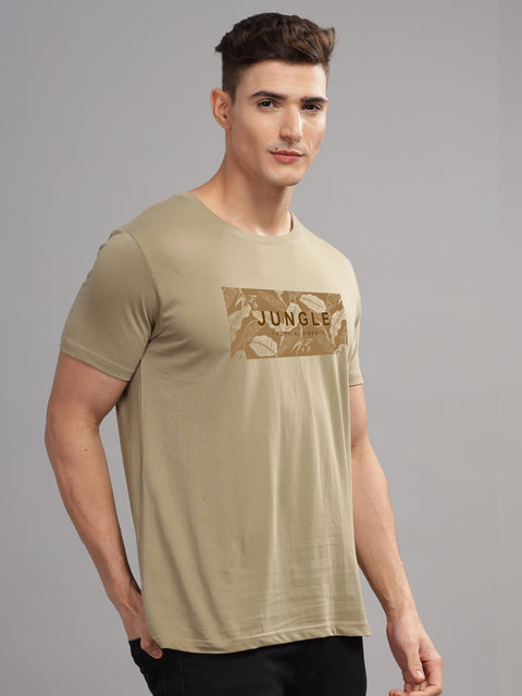 Adro Mens Printed T Shirt | The Super Soft Tshirt in India| Pure Cotton Lycra Breathable Fabric| 4 way stretch smart tech fabric| Round Neck T-Shirt (Also in Plus Size)