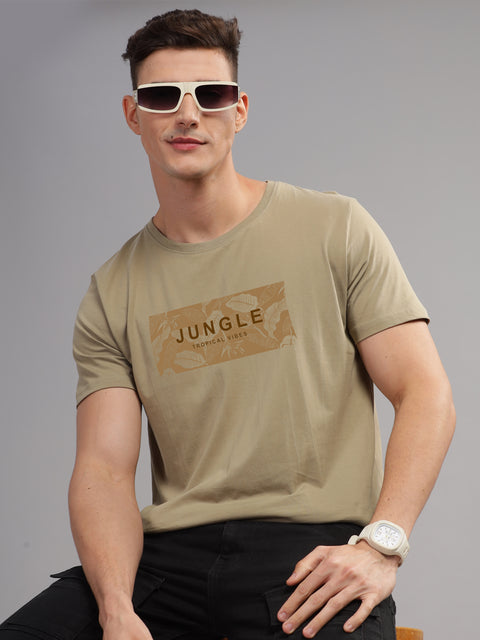Adro Mens Printed T Shirt | The Super Soft Tshirt in India| Pure Cotton Lycra Breathable Fabric| 4 way stretch smart tech fabric| Round Neck T-Shirt (Also in Plus Size)