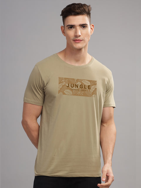 Adro Mens Printed T Shirt | The Super Soft Tshirt in India| Pure Cotton Lycra Breathable Fabric| 4 way stretch smart tech fabric| Round Neck T-Shirt (Also in Plus Size)