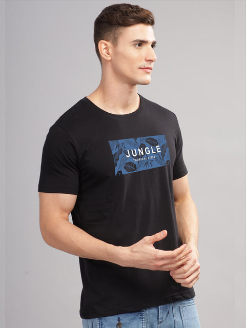 Adro Mens Printed T Shirt | The Super Soft Tshirt in India| Pure Cotton Lycra Breathable Fabric| 4 way stretch smart tech fabric| Round Neck T-Shirt (Also in Plus Size)