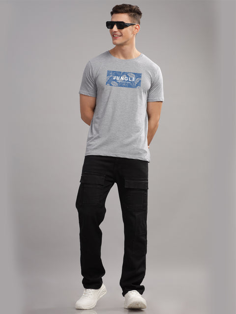 Adro Mens Printed T Shirt | The Super Soft Tshirt in India| Pure Cotton Lycra Breathable Fabric| 4 way stretch smart tech fabric| Round Neck T-Shirt (Also in Plus Size)