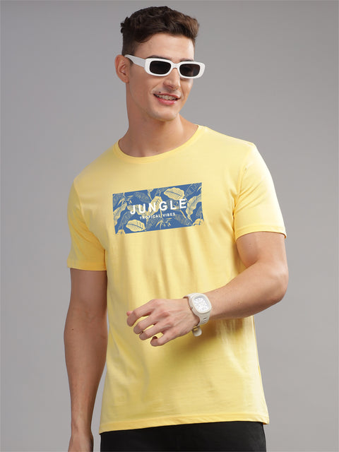 Adro Mens Printed T Shirt | The Super Soft Tshirt in India| Pure Cotton Lycra Breathable Fabric| 4 way stretch smart tech fabric| Round Neck T-Shirt (Also in Plus Size)