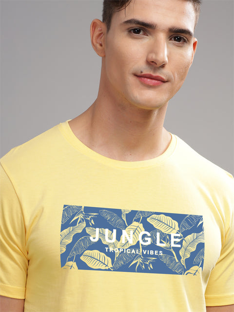 Adro Mens Printed T Shirt | The Super Soft Tshirt in India| Pure Cotton Lycra Breathable Fabric| 4 way stretch smart tech fabric| Round Neck T-Shirt (Also in Plus Size)