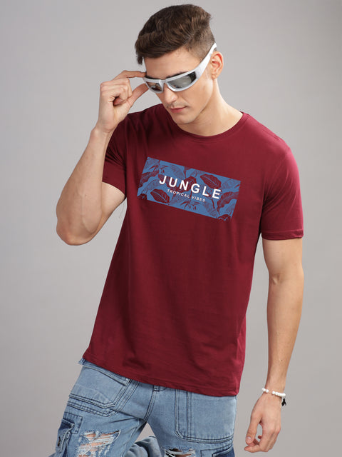 Adro Mens Printed T Shirt | The Super Soft Tshirt in India| Pure Cotton Lycra Breathable Fabric| 4 way stretch smart tech fabric| Round Neck T-Shirt (Also in Plus Size)