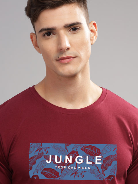 Adro Mens Printed T Shirt | The Super Soft Tshirt in India| Pure Cotton Lycra Breathable Fabric| 4 way stretch smart tech fabric| Round Neck T-Shirt (Also in Plus Size)