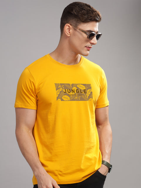 Adro Mens Printed T Shirt | The Super Soft Tshirt in India| Pure Cotton Lycra Breathable Fabric| 4 way stretch smart tech fabric| Round Neck T-Shirt (Also in Plus Size)