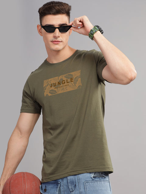 Adro Mens Printed T Shirt | The Super Soft Tshirt in India| Pure Cotton Lycra Breathable Fabric| 4 way stretch smart tech fabric| Round Neck T-Shirt (Also in Plus Size)
