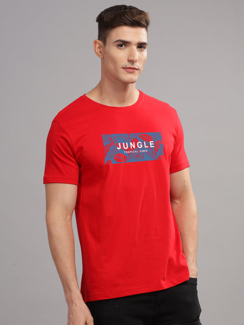 Adro Mens Printed T Shirt | The Super Soft Tshirt in India| Pure Cotton Lycra Breathable Fabric| 4 way stretch smart tech fabric| Round Neck T-Shirt (Also in Plus Size)