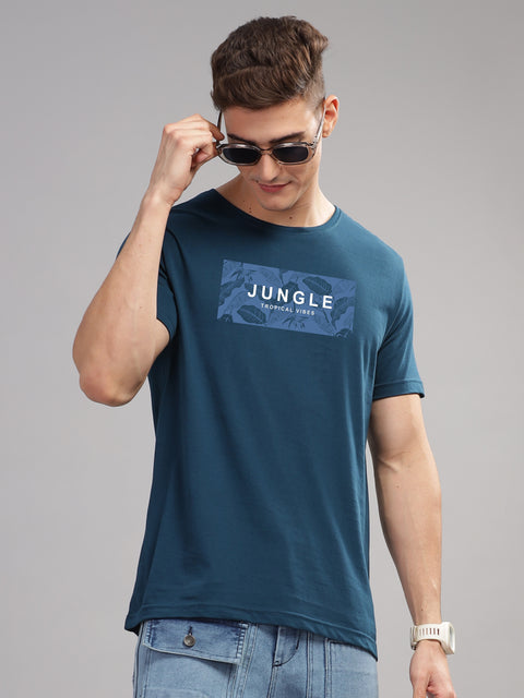 Adro Mens Printed T Shirt | The Super Soft Tshirt in India| Pure Cotton Lycra Breathable Fabric| 4 way stretch smart tech fabric| Round Neck T-Shirt (Also in Plus Size)