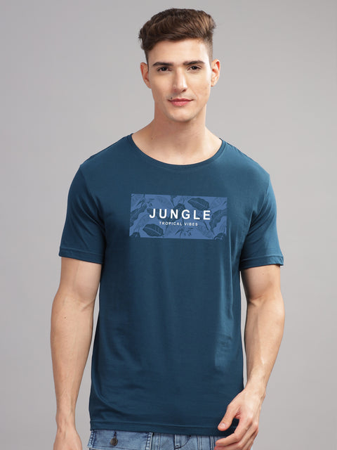 Adro Mens Printed T Shirt | The Super Soft Tshirt in India| Pure Cotton Lycra Breathable Fabric| 4 way stretch smart tech fabric| Round Neck T-Shirt (Also in Plus Size)