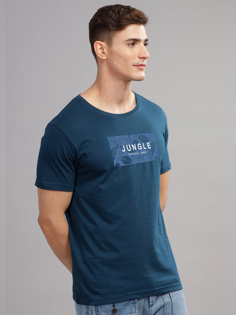 Adro Mens Printed T Shirt | The Super Soft Tshirt in India| Pure Cotton Lycra Breathable Fabric| 4 way stretch smart tech fabric| Round Neck T-Shirt (Also in Plus Size)