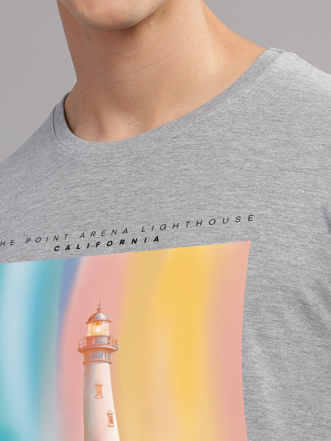 Adro Mens Printed T Shirt | The Super Soft Tshirt in India| Pure Cotton Lycra Breathable Fabric| 4 way stretch smart tech fabric| Round Neck T-Shirt (Also in Plus Size)