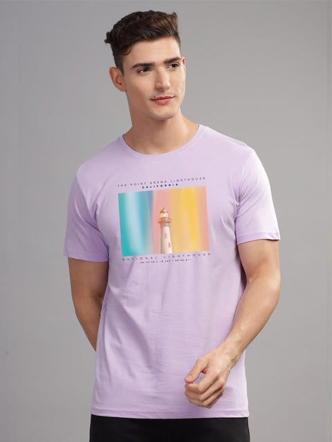 Adro Mens Printed T Shirt | The Super Soft Tshirt in India| Pure Cotton Lycra Breathable Fabric| 4 way stretch smart tech fabric| Round Neck T-Shirt (Also in Plus Size)