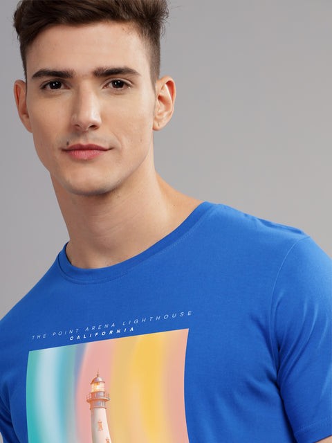 Adro Mens Printed T Shirt | The Super Soft Tshirt in India| Pure Cotton Lycra Breathable Fabric| 4 way stretch smart tech fabric| Round Neck T-Shirt (Also in Plus Size)
