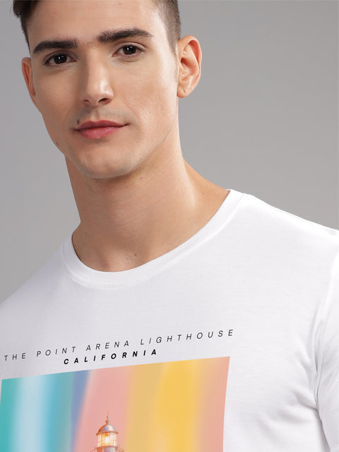 Adro Mens Printed T Shirt | The Super Soft Tshirt in India| Pure Cotton Lycra Breathable Fabric| 4 way stretch smart tech fabric| Round Neck T-Shirt (Also in Plus Size)