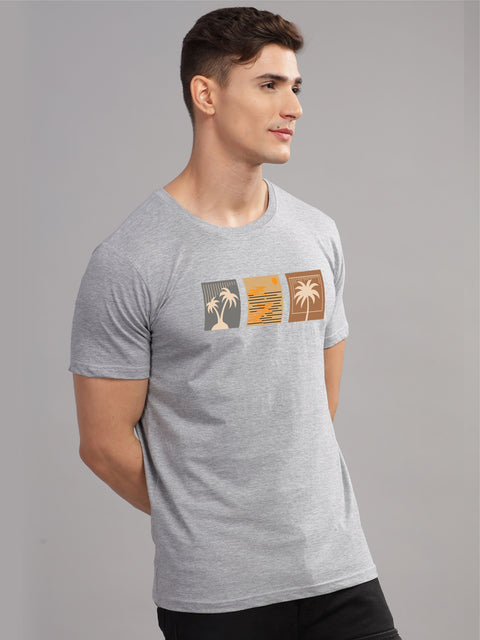 Adro Mens Printed T Shirt | The Super Soft Tshirt in India| Pure Cotton Lycra Breathable Fabric| 4 way stretch smart tech fabric| Round Neck T-Shirt (Also in Plus Size)
