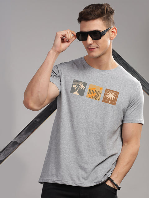 Adro Mens Printed T Shirt | The Super Soft Tshirt in India| Pure Cotton Lycra Breathable Fabric| 4 way stretch smart tech fabric| Round Neck T-Shirt (Also in Plus Size)