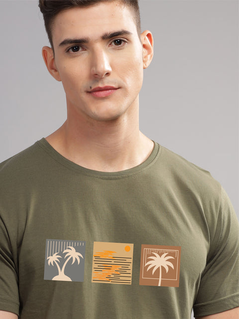 Adro Mens Printed T Shirt | The Super Soft Tshirt in India| Pure Cotton Lycra Breathable Fabric| 4 way stretch smart tech fabric| Round Neck T-Shirt (Also in Plus Size)