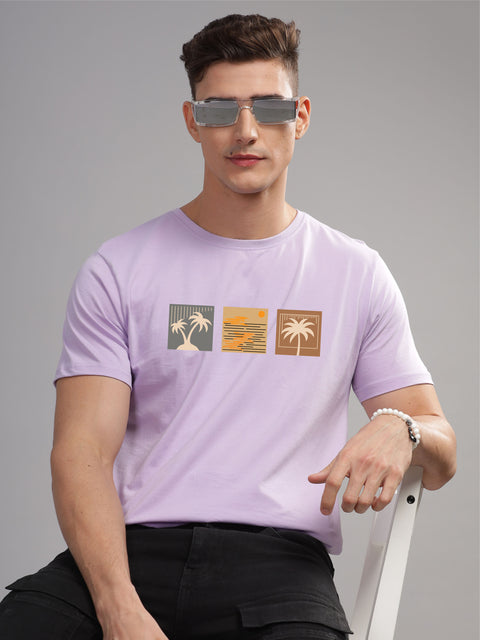 Adro Mens Printed T Shirt | The Super Soft Tshirt in India| Pure Cotton Lycra Breathable Fabric| 4 way stretch smart tech fabric| Round Neck T-Shirt (Also in Plus Size)
