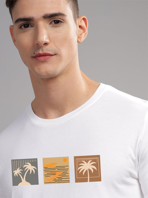 Adro Mens Printed T Shirt | The Super Soft Tshirt in India| Pure Cotton Lycra Breathable Fabric| 4 way stretch smart tech fabric| Round Neck T-Shirt (Also in Plus Size)