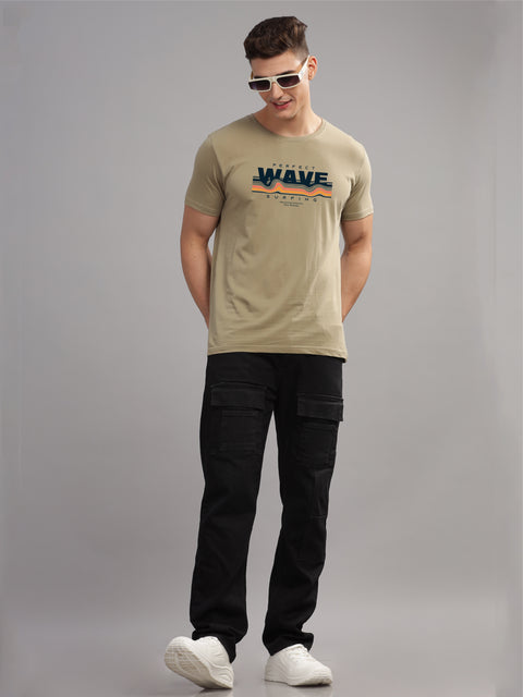 Adro Mens Printed T Shirt | The Super Soft Tshirt in India| Pure Cotton Lycra Breathable Fabric| 4 way stretch smart tech fabric| Round Neck T-Shirt (Also in Plus Size)