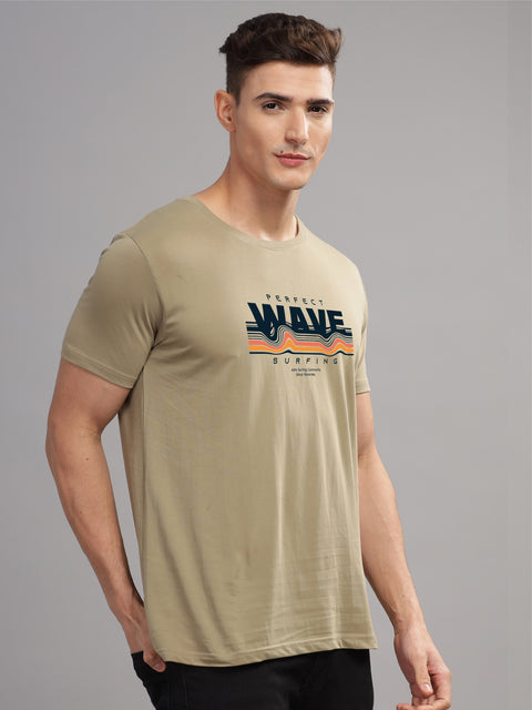 Adro Mens Printed T Shirt | The Super Soft Tshirt in India| Pure Cotton Lycra Breathable Fabric| 4 way stretch smart tech fabric| Round Neck T-Shirt (Also in Plus Size)