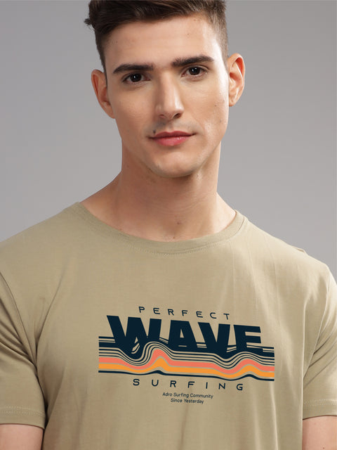 Adro Mens Printed T Shirt | The Super Soft Tshirt in India| Pure Cotton Lycra Breathable Fabric| 4 way stretch smart tech fabric| Round Neck T-Shirt (Also in Plus Size)