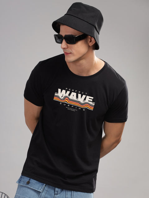 Adro Mens Printed T Shirt | The Super Soft Tshirt in India| Pure Cotton Lycra Breathable Fabric| 4 way stretch smart tech fabric| Round Neck T-Shirt (Also in Plus Size)