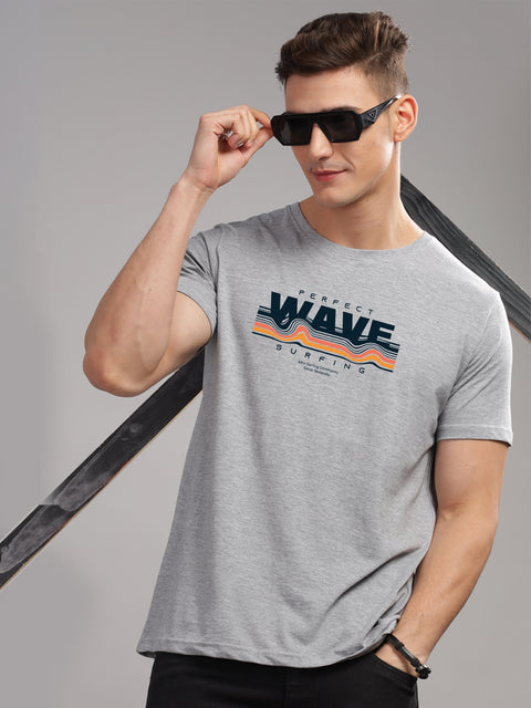 Adro Mens Printed T Shirt | The Super Soft Tshirt in India| Pure Cotton Lycra Breathable Fabric| 4 way stretch smart tech fabric| Round Neck T-Shirt (Also in Plus Size)