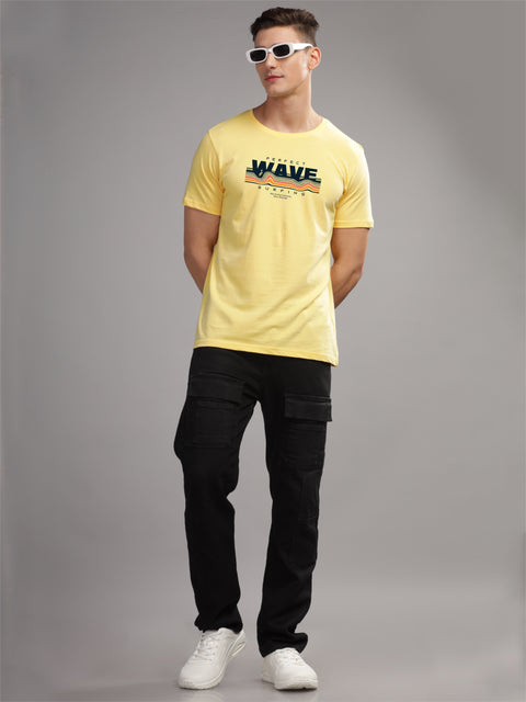 Adro Mens Printed T Shirt | The Super Soft Tshirt in India| Pure Cotton Lycra Breathable Fabric| 4 way stretch smart tech fabric| Round Neck T-Shirt (Also in Plus Size)