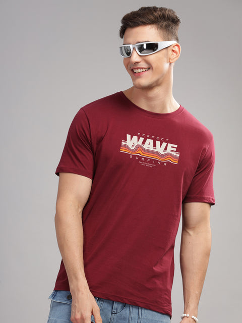 Adro Mens Printed T Shirt | The Super Soft Tshirt in India| Pure Cotton Lycra Breathable Fabric| 4 way stretch smart tech fabric| Round Neck T-Shirt (Also in Plus Size)