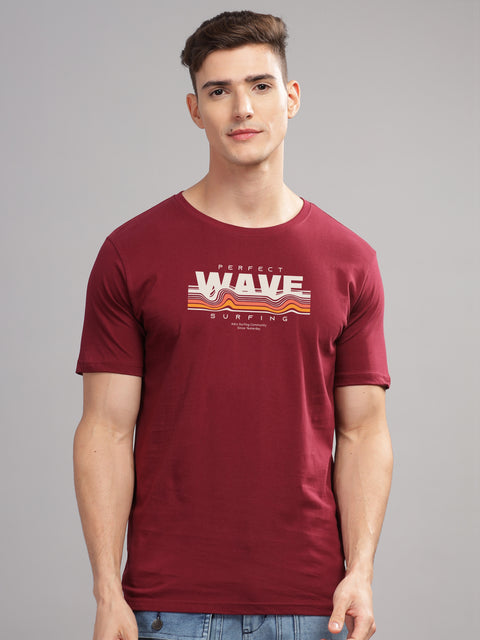 Adro Mens Printed T Shirt | The Super Soft Tshirt in India| Pure Cotton Lycra Breathable Fabric| 4 way stretch smart tech fabric| Round Neck T-Shirt (Also in Plus Size)
