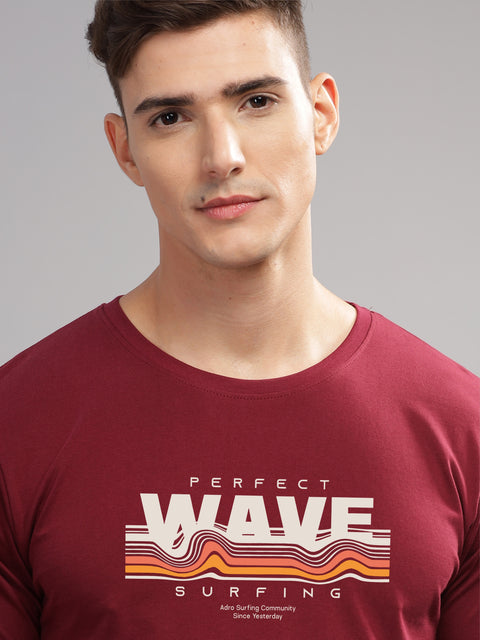 Adro Mens Printed T Shirt | The Super Soft Tshirt in India| Pure Cotton Lycra Breathable Fabric| 4 way stretch smart tech fabric| Round Neck T-Shirt (Also in Plus Size)