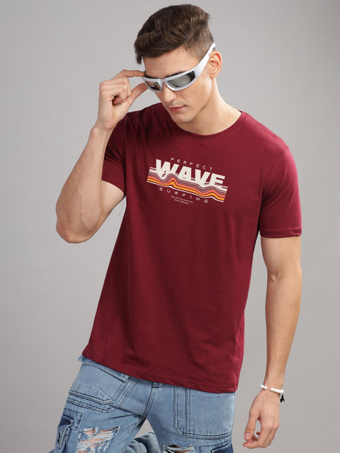Adro Mens Printed T Shirt | The Super Soft Tshirt in India| Pure Cotton Lycra Breathable Fabric| 4 way stretch smart tech fabric| Round Neck T-Shirt (Also in Plus Size)